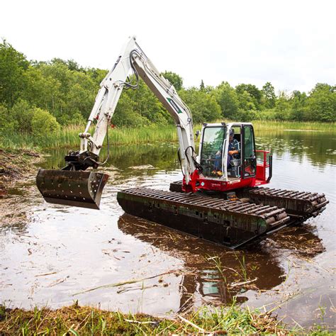 mini amphibious excavator|amphibious excavator rental near me.